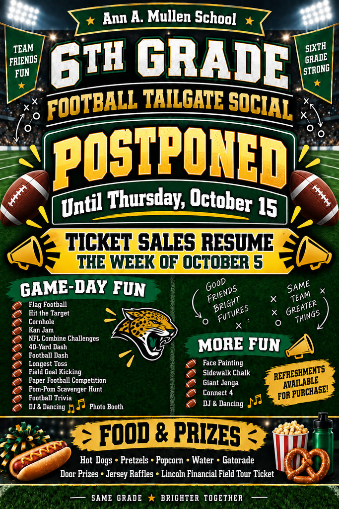 6th Grade Tailgate Social
