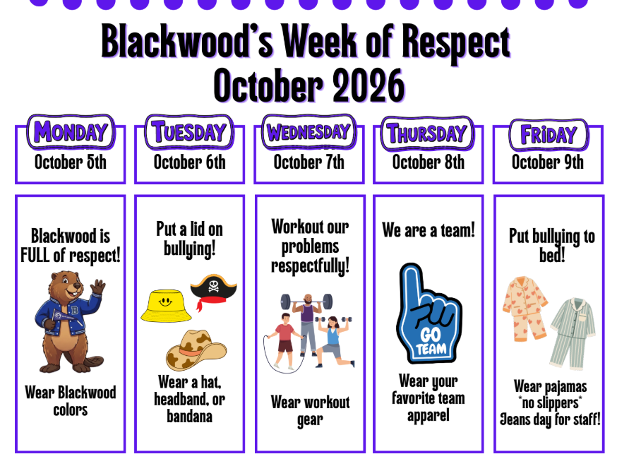 Week of Respect at Blackwood Flyer