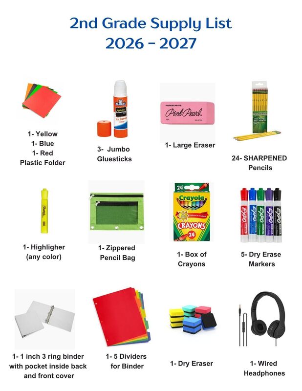 2nd Supply List