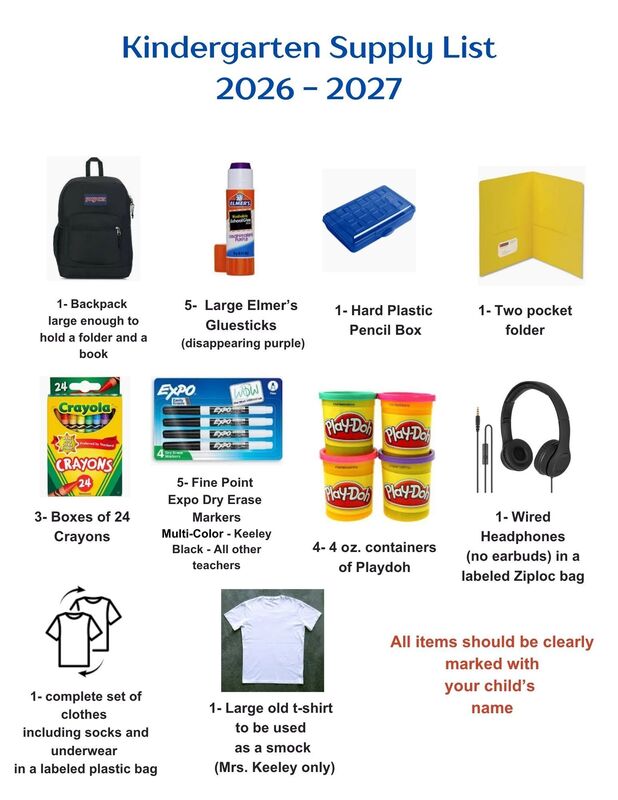 K Supply list