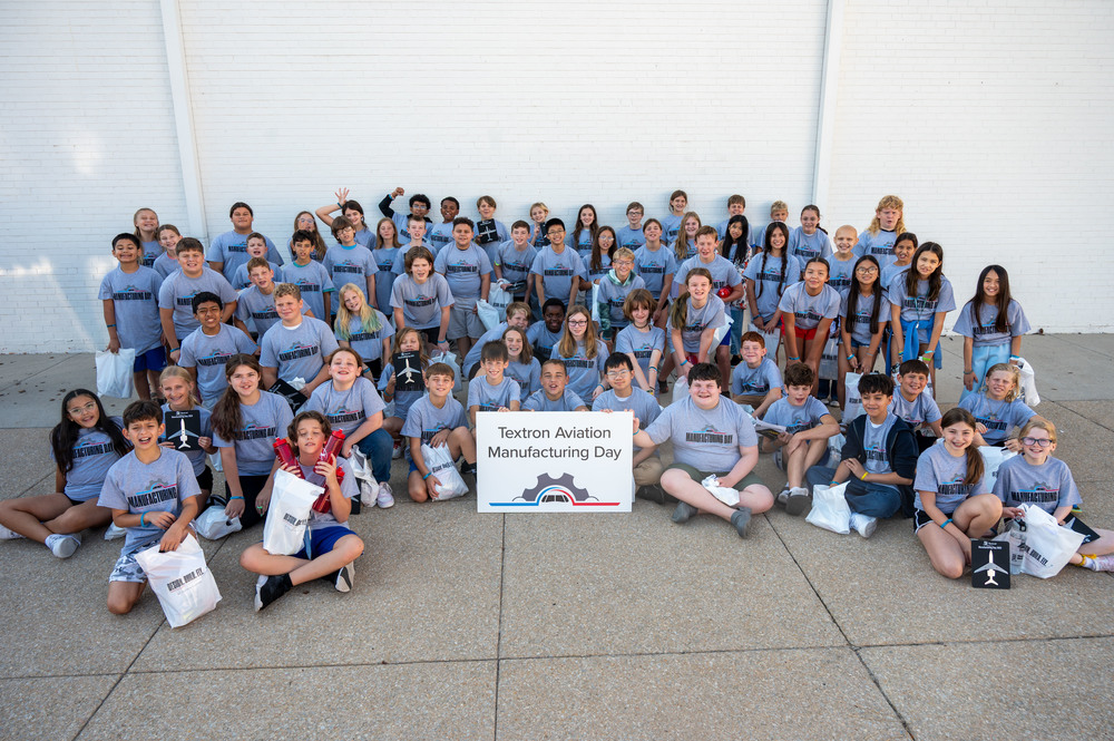 Challenger students visit Textron Aviation for Manufacturing Day