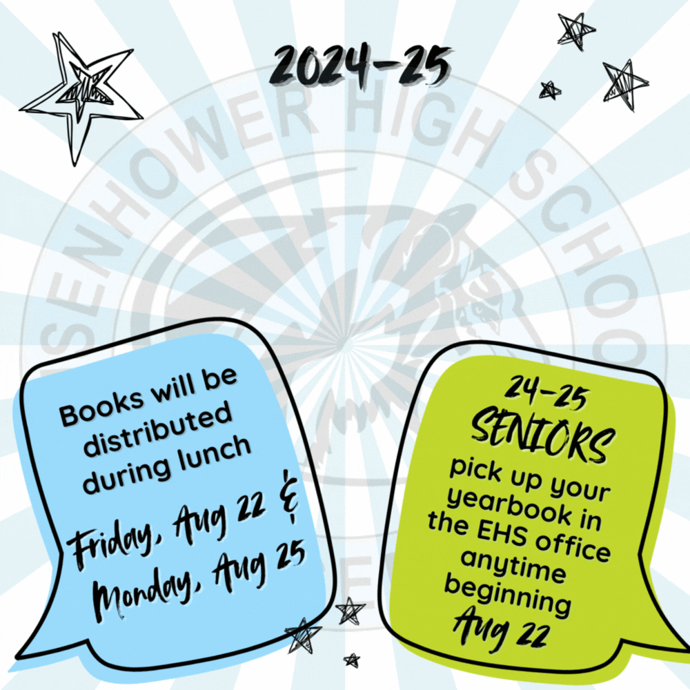 2024-25 yearbooks are in. 2025 seniors stop by the office to get yours beginning August 22