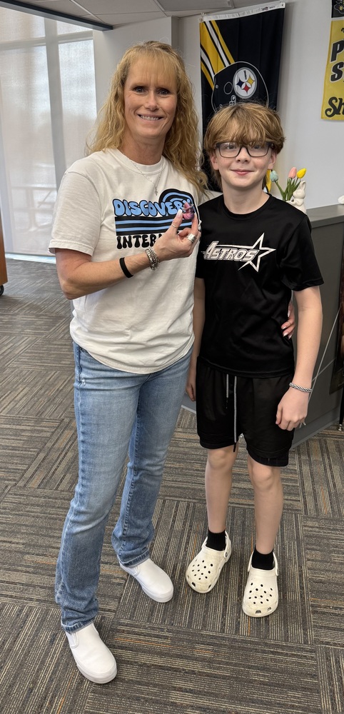 Mrs. Redfield and Maddox Dey