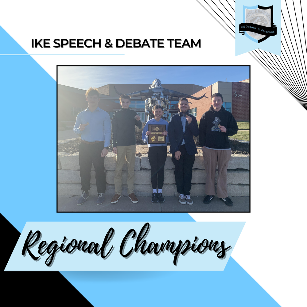 IKE Speech & Debate Regional Champs