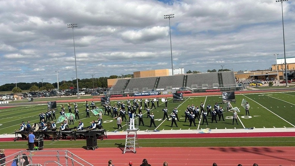 Goddard High School Marching Band at the Air Capital Festival