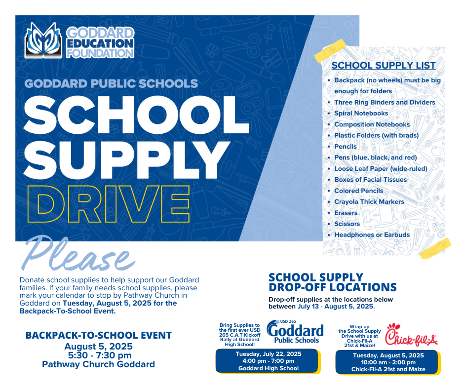 Goddard Education Foundation & Goddard Public Schools School Supply Drive