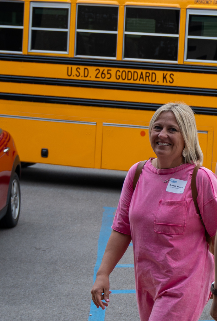 New teacher at New Teacher Orientation