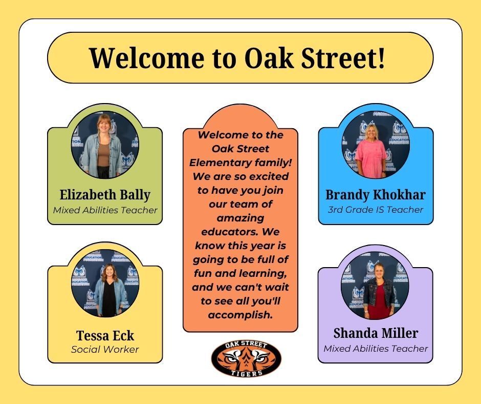 Staff Welcome to OAk
