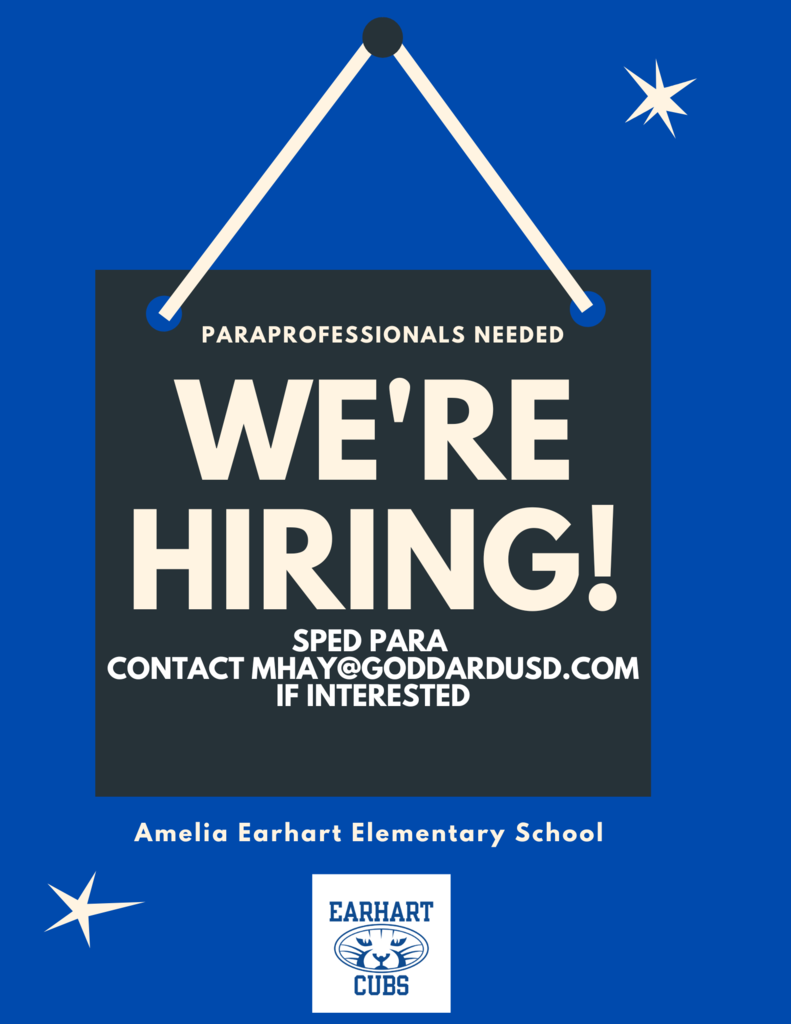 SPED Paras needed