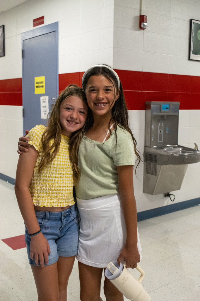 Challenger students on the first day of school