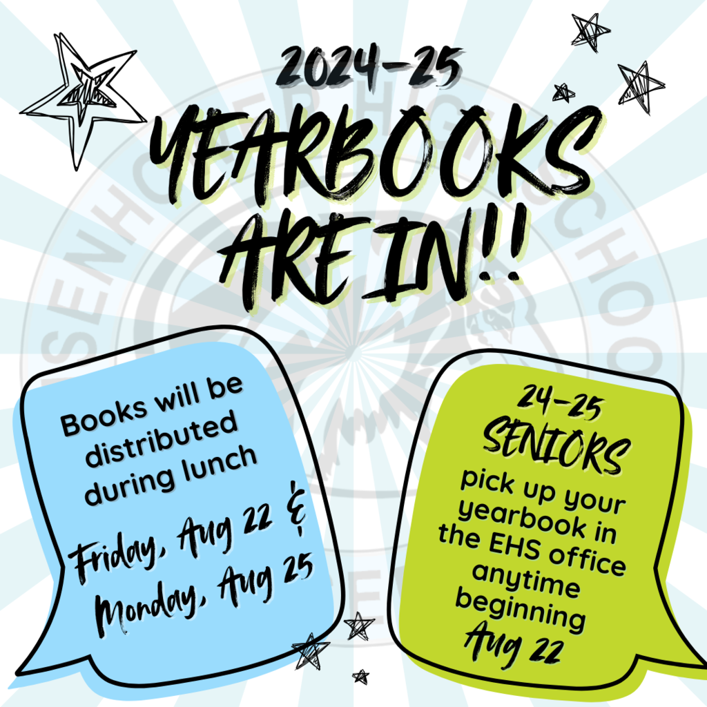 24/25 yearbooks are ready to be picked up