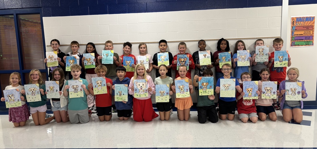 Mrs. Sanders Class drawing dogs