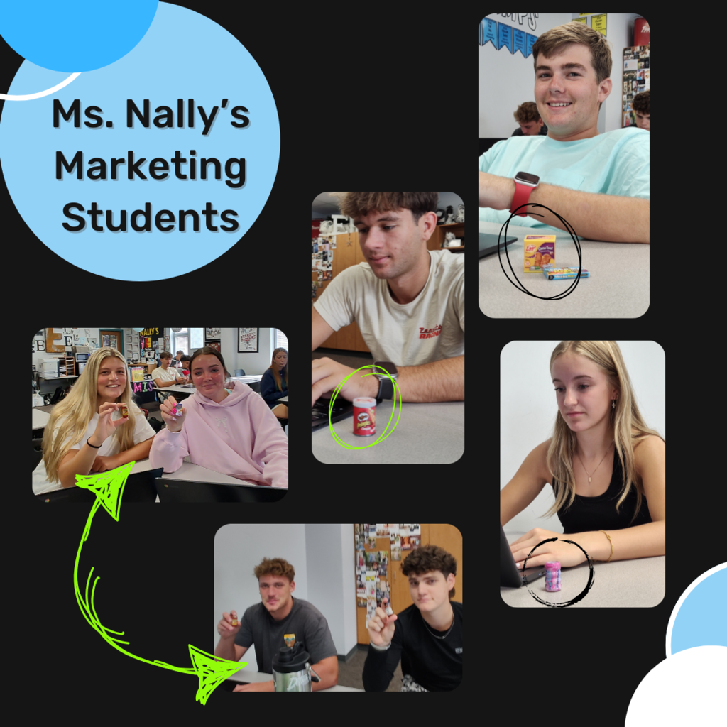 EHS marketing students used mini brands to learn about packaging, target markets & pricing.