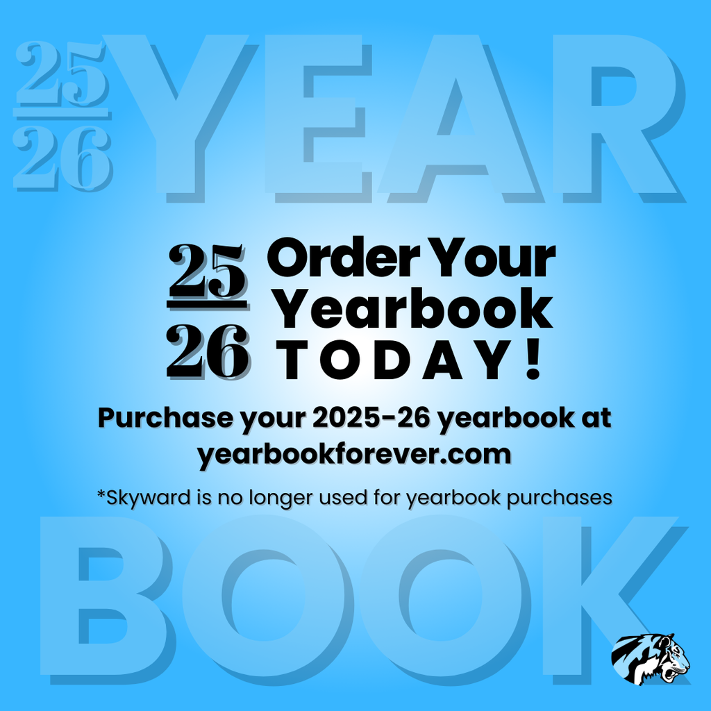 Order your 25/26 Yearbook by going to yearbookforever.com