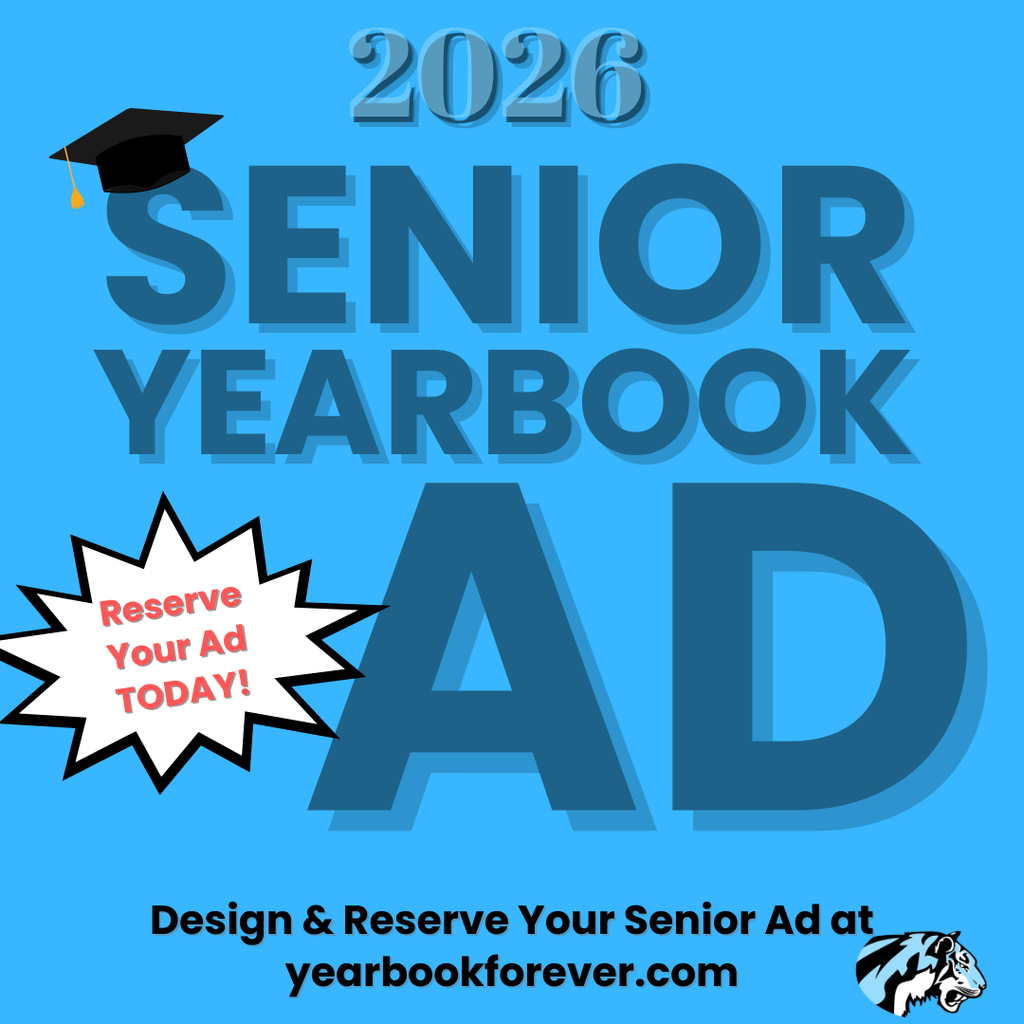 Senior tribute ads for the yearbook are available to design & purchase at yearbookforever.com
