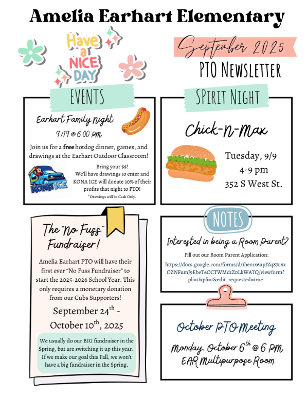 september PTO newsletter