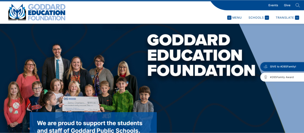 GEF website screenshot