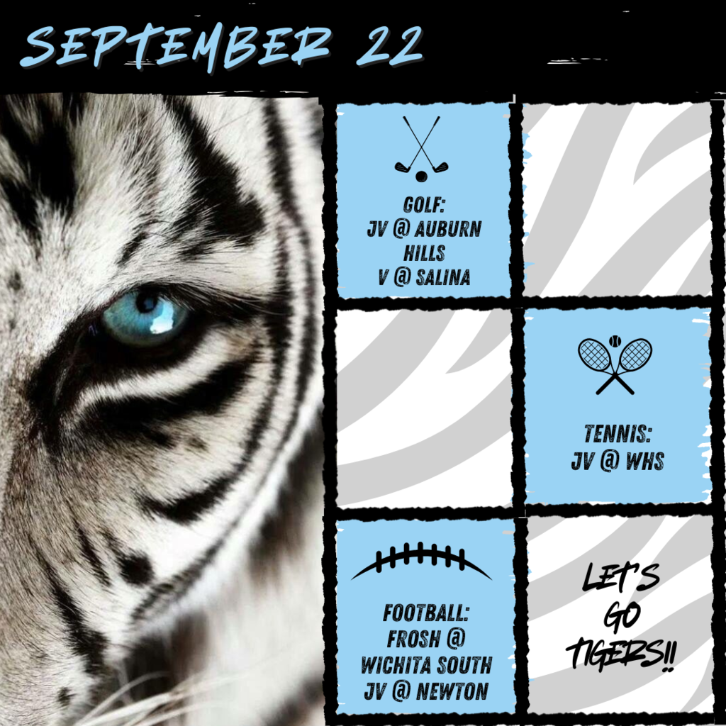 Monday events, golf, football, tennis