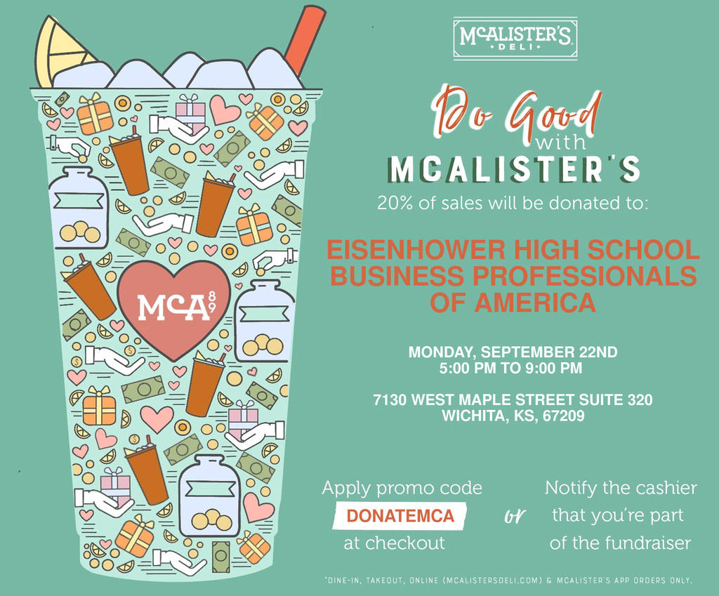 McAlisters fundraiser night