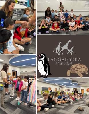 Did you know that tortoise spurs help them dig?  That's just one of the many fun facts Mrs. Pezzola's class learned during a special visit from Tanganyika Wildlife Park, their prize for winning first place in our Penny Wars: Mario Edition!