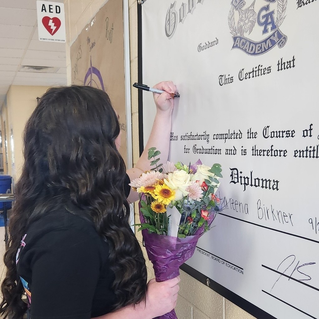 Heaven Signing Diploma