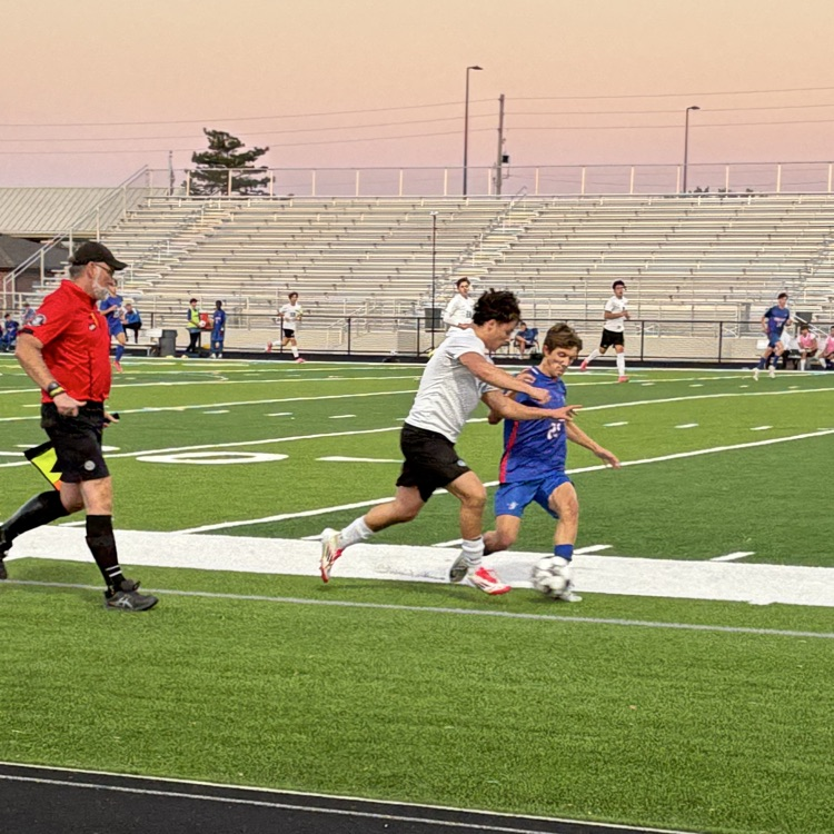 Tiger Soccer vs Andover at the half Tigers 3-1