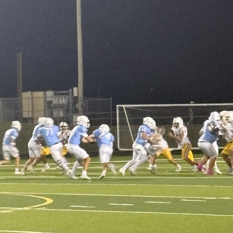 Tiger Football 14-7 at the end of 1st