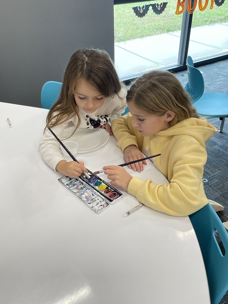 Johnson/Millar and Nikodym had a great time making spiders and webs today!