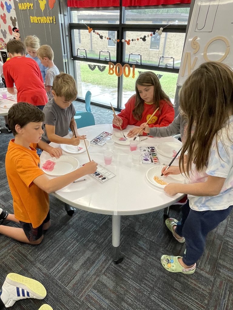 Johnson/Millar and Nikodym had a great time making spiders and webs today!