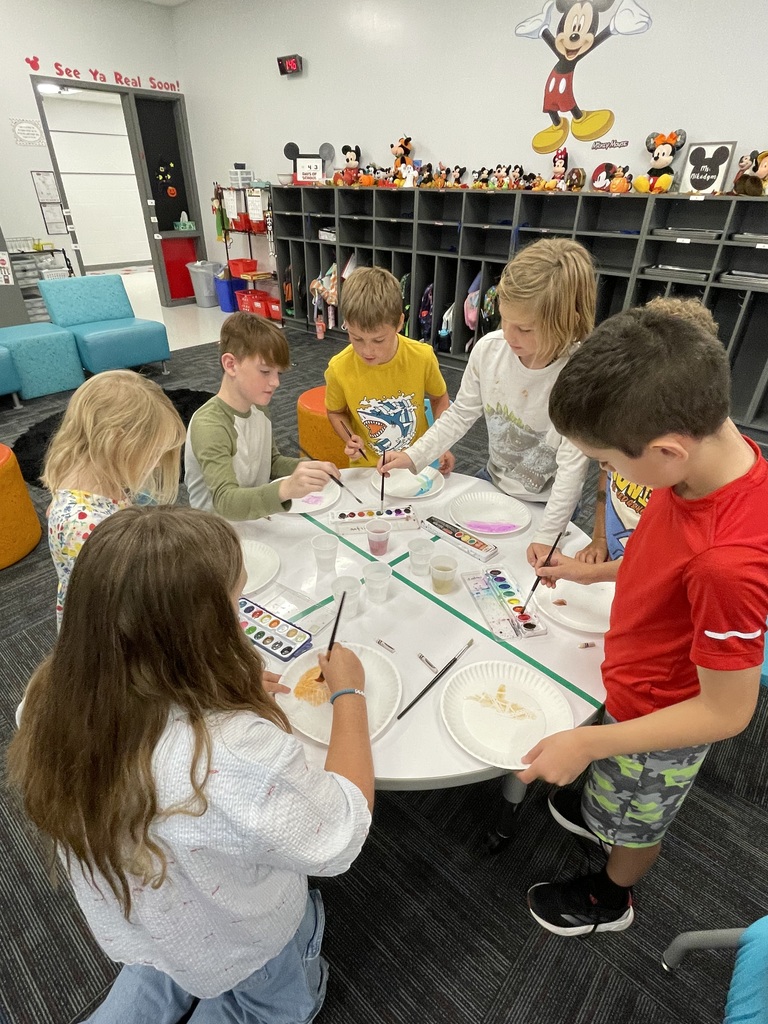 Johnson/Millar and Nikodym had a great time making spiders and webs today!