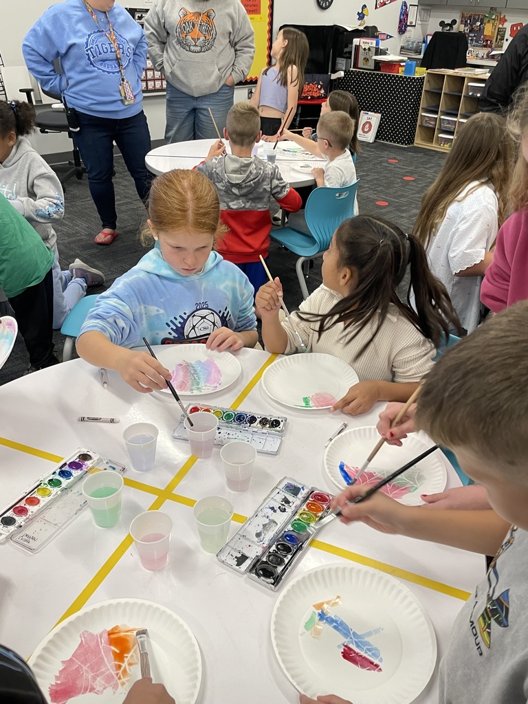 Johnson/Millar and Nikodym had a great time making spiders and webs today!