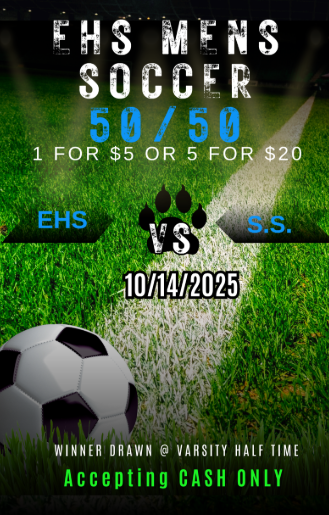50/50 drawing at soccer