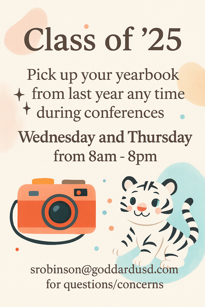 2025 Yearbooks for Seniors need picked up