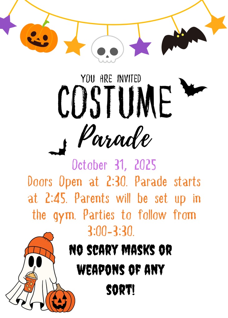 Costume Parade Info