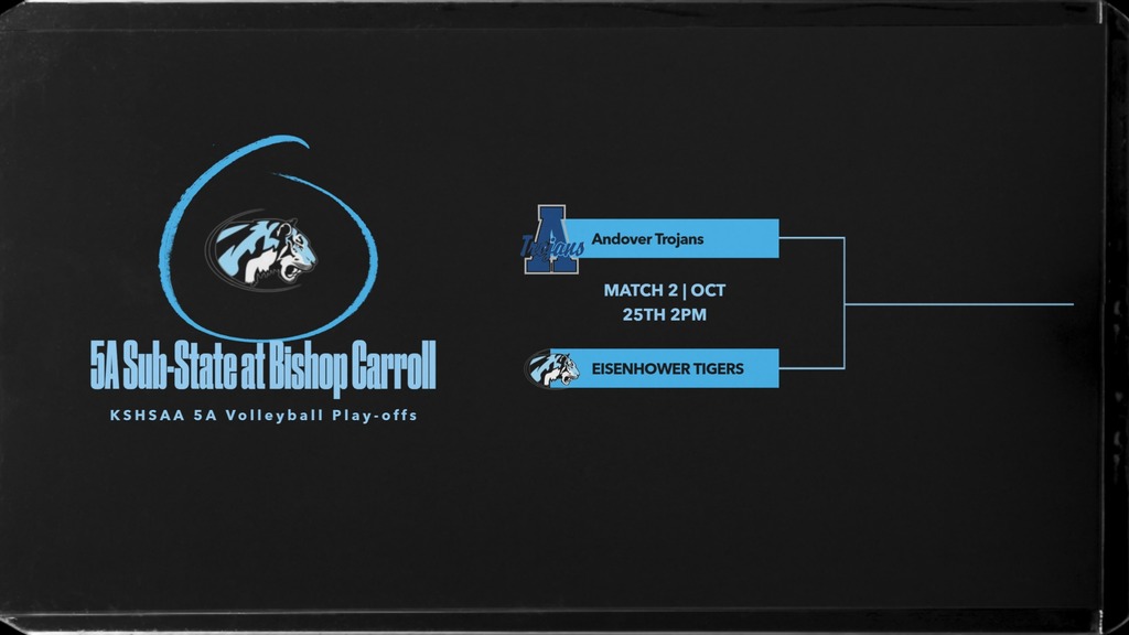 5A Sub-State Volleyball Saturday October 25, 2025 at Bishop Carroll vs Andover Online Ticketing No Passes