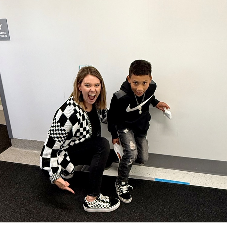 What’s better than a sweet pair of shoes? Matching with a teacher!