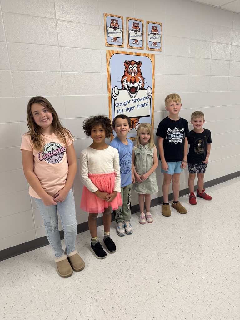 It is all jokes around here today!  This group will be ready with a bunch of fresh jokes for everyone after this afternoon.  They won joke books in the tiger ticket drawing for our Tiger Trait Tuesday!  Congratulations to each of you!