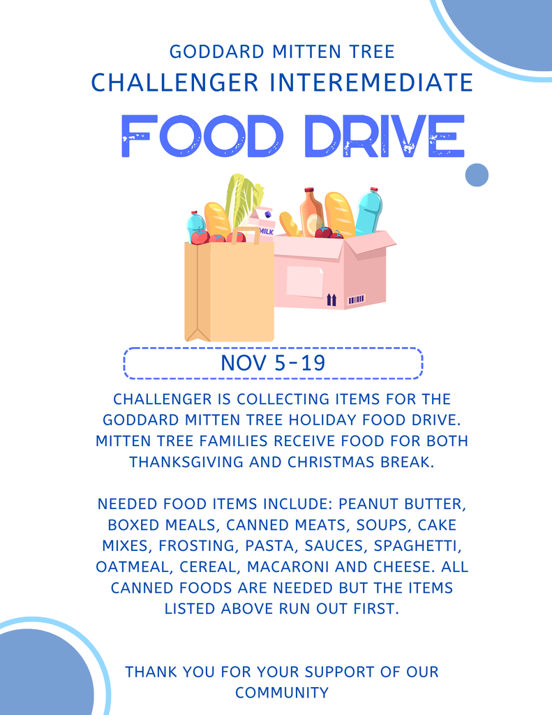 Challenger Food Drive