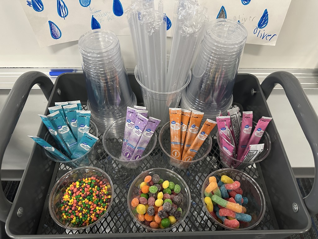 Mrs. Douglass’ class worked together to fill 80 water drops by completing 80 IXL lessons. We celebrated with a water bar!