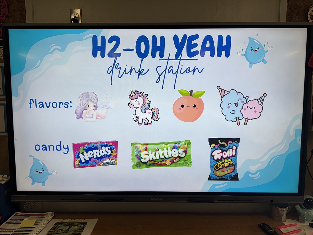 Mrs. Douglass’ class worked together to fill 80 water drops by completing 80 IXL lessons. We celebrated with a water bar!