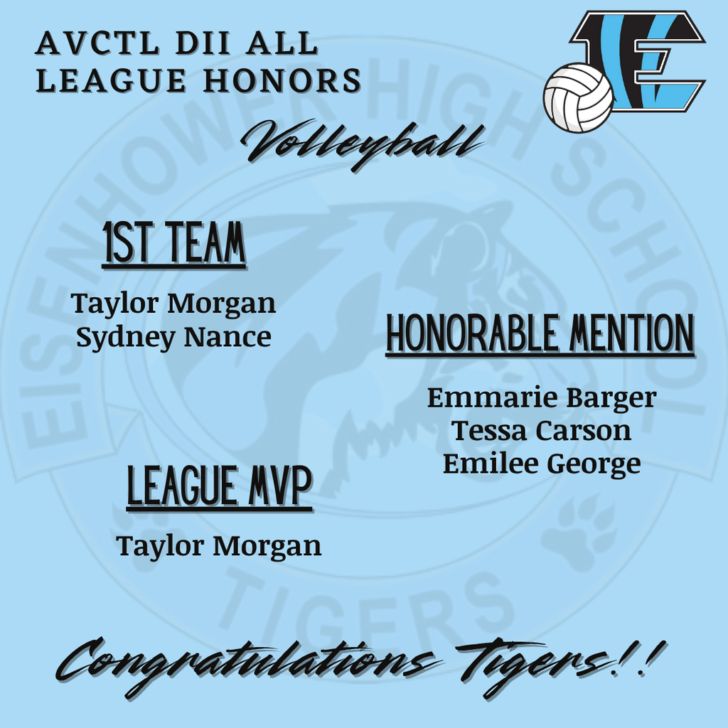 All league volleyball honors