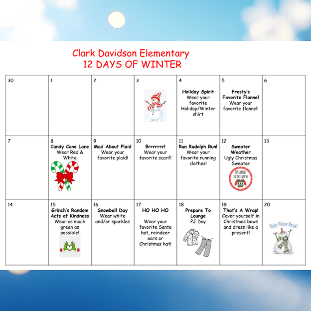 12 Days of Winter-Student