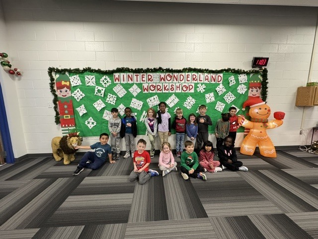 Our Winter Wonderland Workshop is officially underway! Students are creating, exploring, and spreading a little holiday cheer today.