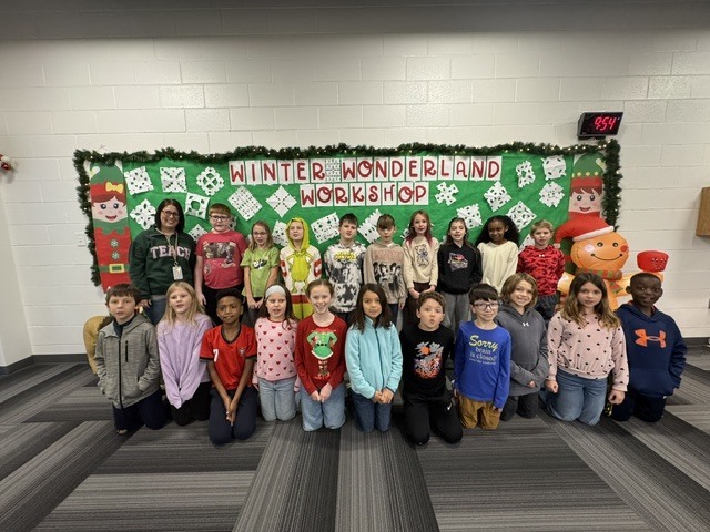 Our Winter Wonderland Workshop is officially underway! Students are creating, exploring, and spreading a little holiday cheer today.