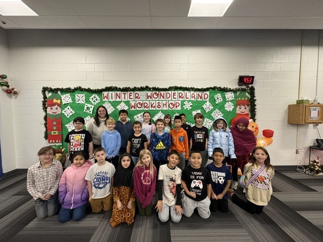 Our Winter Wonderland Workshop is officially underway! Students are creating, exploring, and spreading a little holiday cheer today.