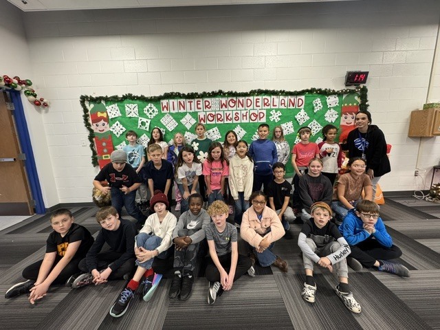 Snowy smiles all around! We love seeing our students dive into hands-on holiday fun at the PTO Winter Wonderland Workshop.