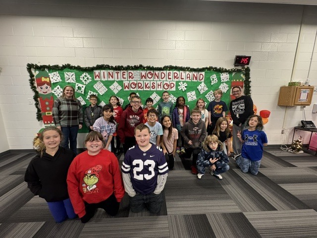 Snowy smiles all around! We love seeing our students dive into hands-on holiday fun at the PTO Winter Wonderland Workshop.