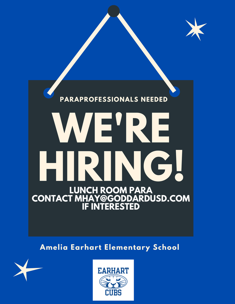 We are hiring for a lunchroom para
