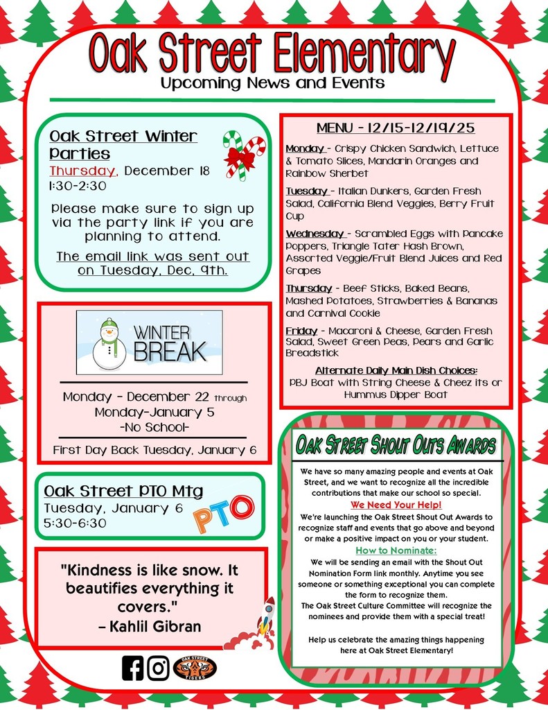 Newsletter 12/15-12/19