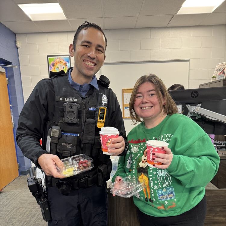 CDS PTO came around to spoil staff today and spread some holiday cheer!